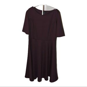 Lands End Dress Plum Dress XS 2-4